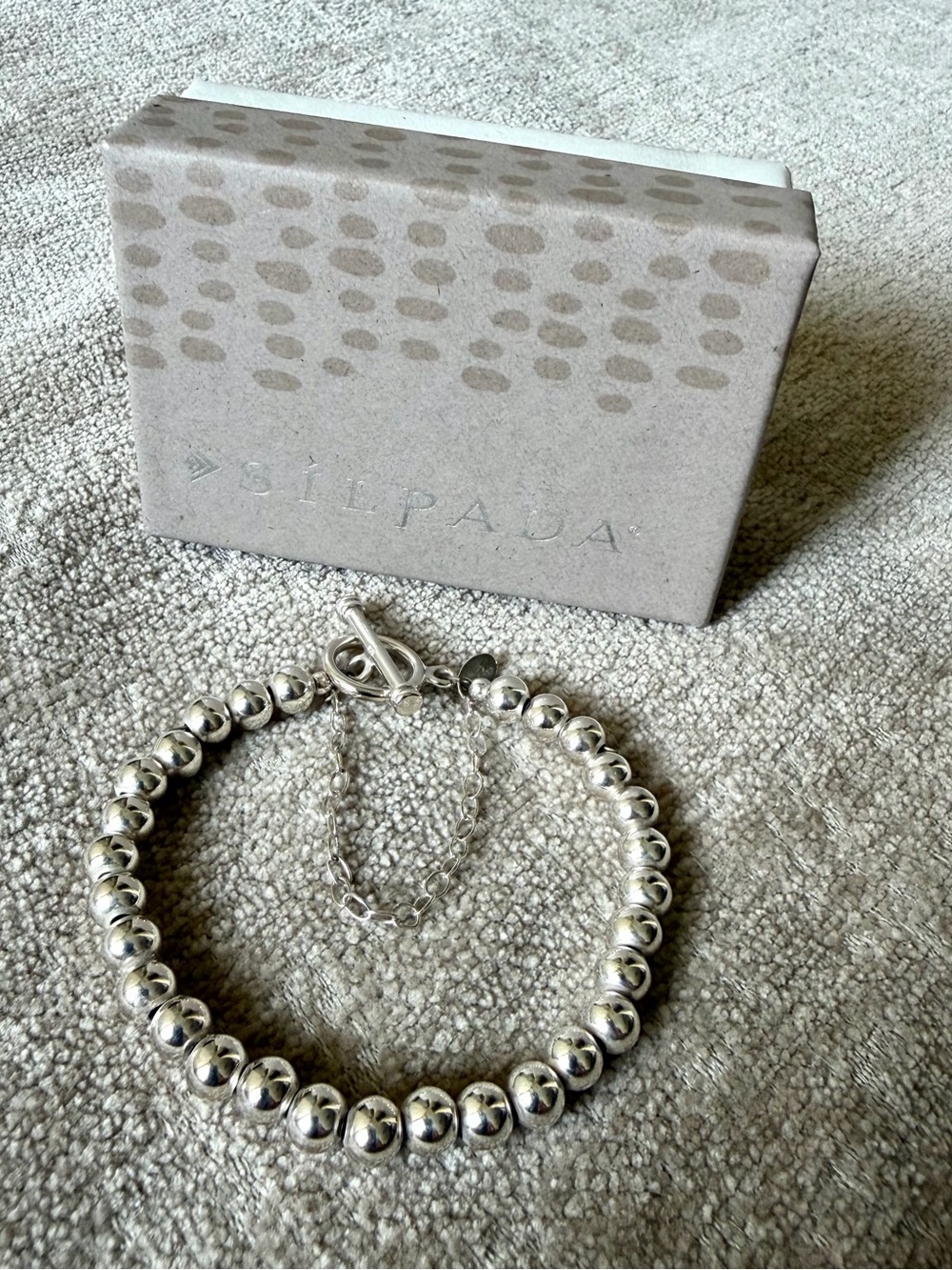 Silpada Sterling Silver Ball Bead Bracelet - Picture 11 of 11